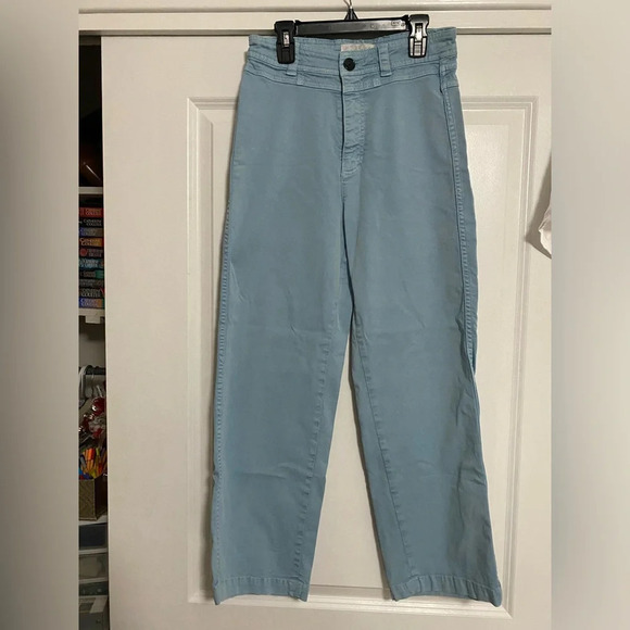 Free People Pants - Free People: We the Free High Rise Wide Leg Cropped Pants